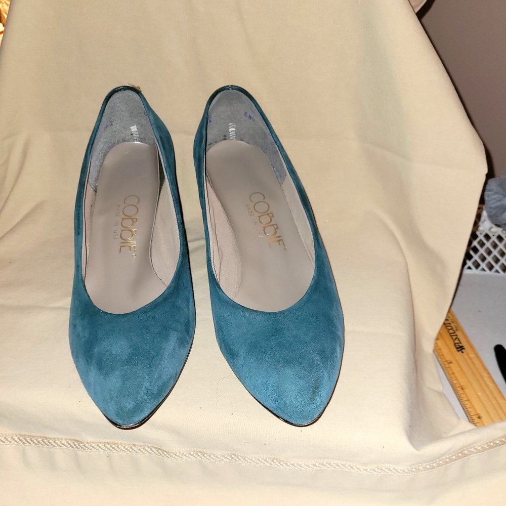 Vintage Cobbie Hunter Green Heels